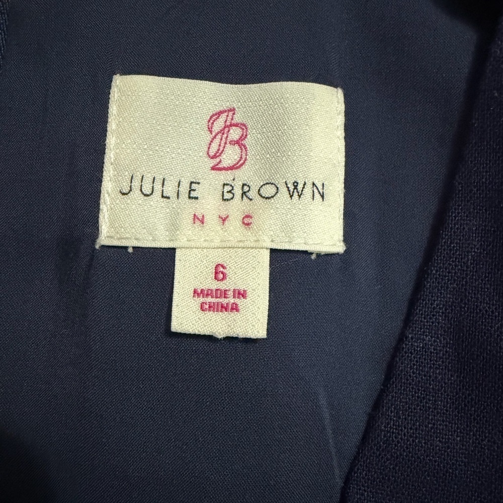 JB by Julie Brown Navy and White Midi Dress - Picture 7 of 10
